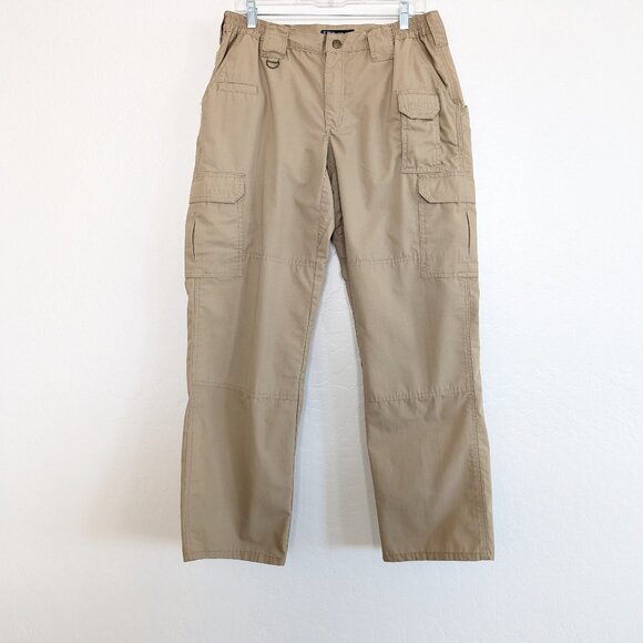 511 TACTICAL Pants Women's 12 Taclite Beige Outdoor Zip Button Pockets Casual - Picture 1 of 14